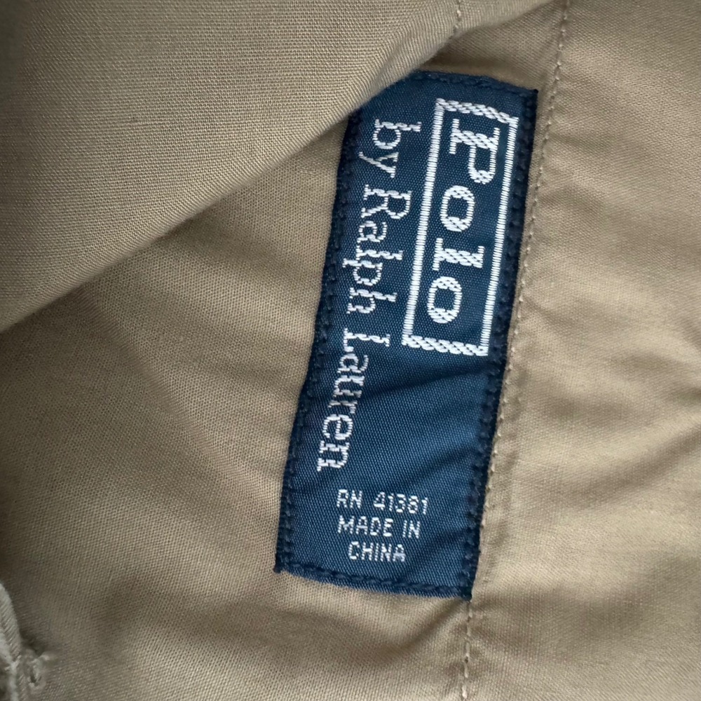 Polo Ralph‎ Lauren Mens Chino Shorts Tan Beige Pima Cotton Size 38 RN 41381 - Picture 3 of 7